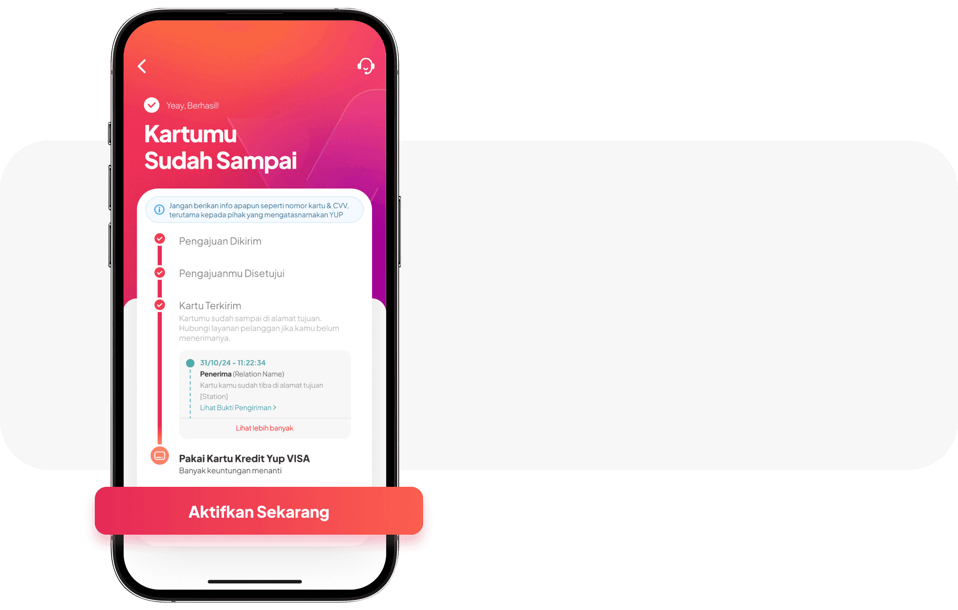 Get Your Yup VISA Credit Card Approved